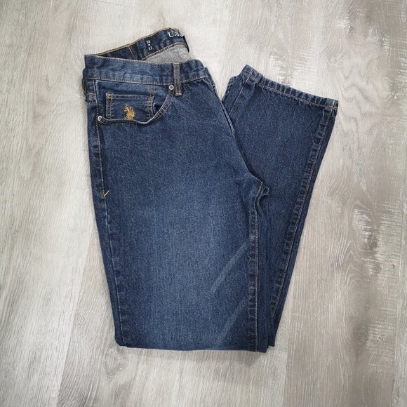 U.S. Polo Assn. Denim Co. Men's Medium Wash Size 34/32 Blue Jeans - Picture 5 of 15
